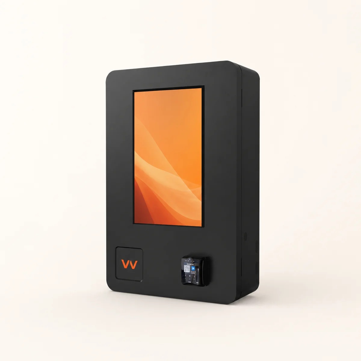 Black VapeVendy 21.5-inch compact wall vending machine