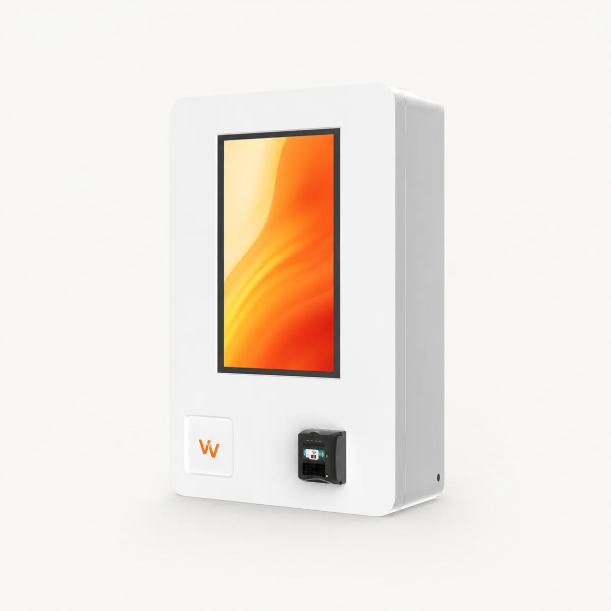 White VapeVendy 21.5-inch compact wall vending machine