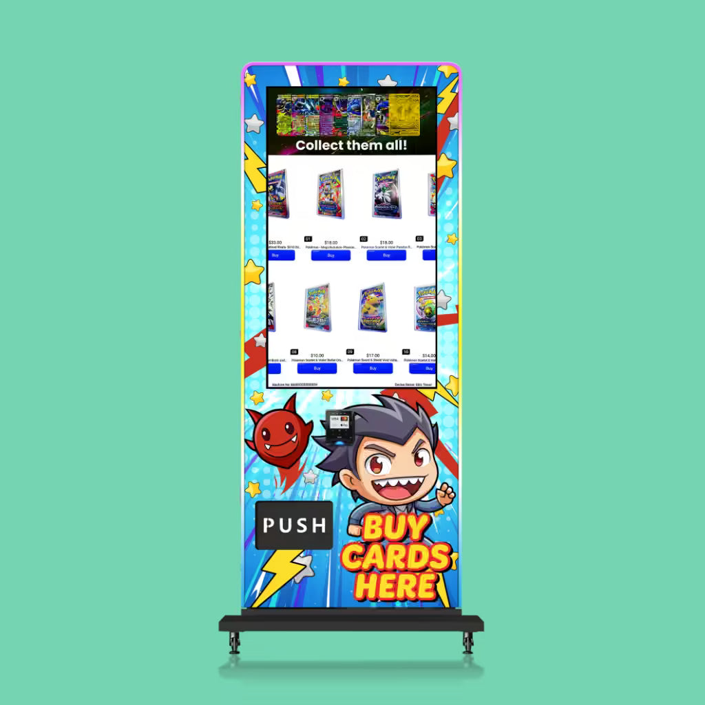 Custom vending machine branding add-on